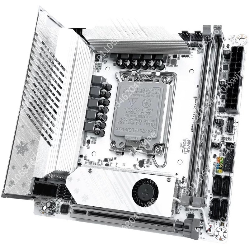 Lga 1700 Ddr5 Itx Motherboard - لوحة أم بيضاء ITX B760 LGA1700