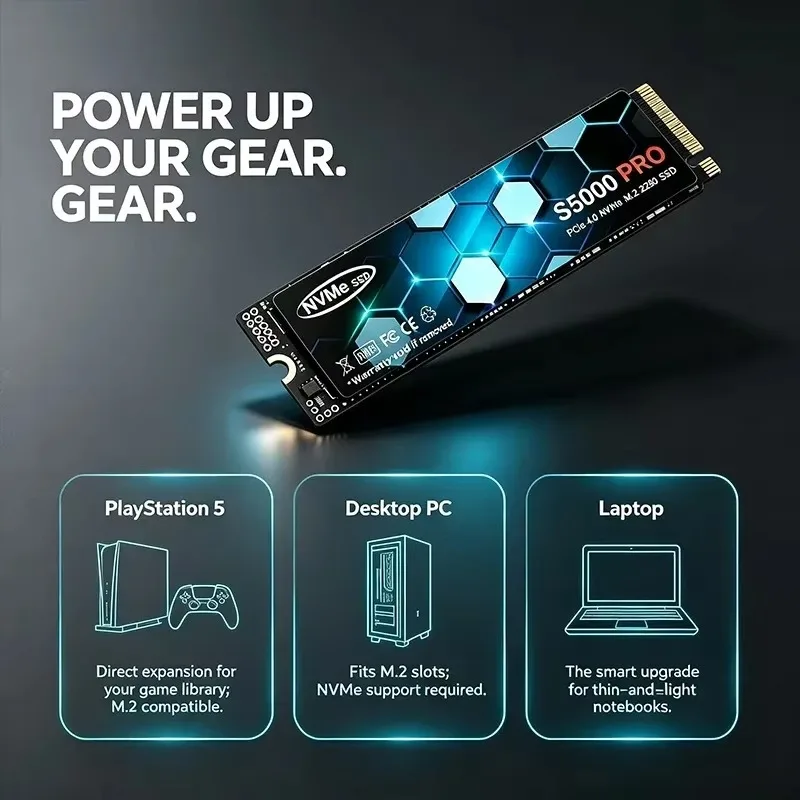 قرص تخزين صلب جديد S5000 PRO M - مراجعة M.2 Nvme 4Tb Pcie 4.0 Ssd وسعره