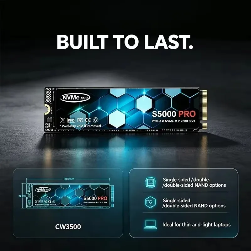 قرص تخزين صلب جديد S5000 PRO M - مراجعة M.2 Nvme 4Tb Pcie 4.0 Ssd وسعره