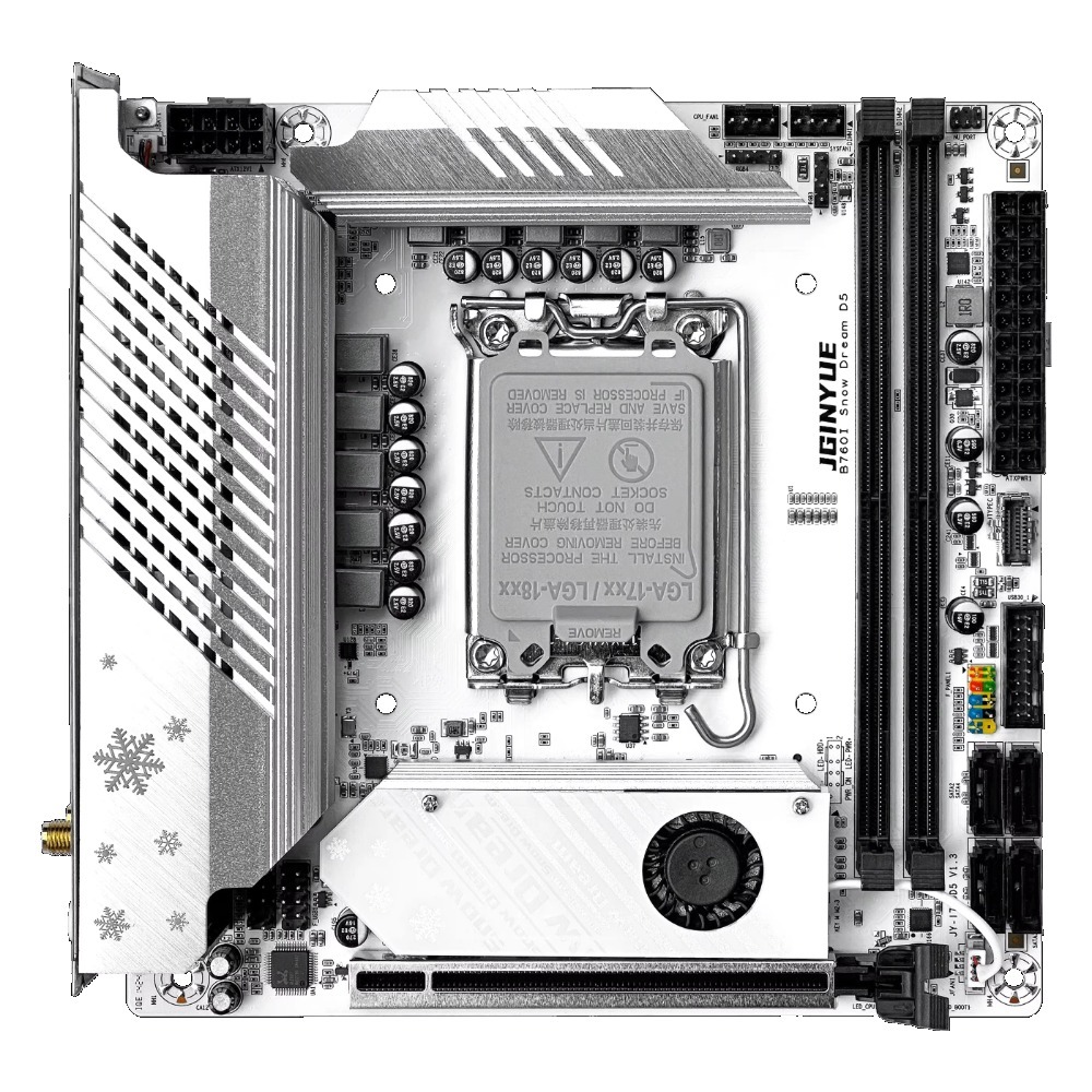 لوحة أم JGINYUE B760i-Snow Dre - مراجعة Lga 1700 Ddr5 Itx Motherboard وسعره
