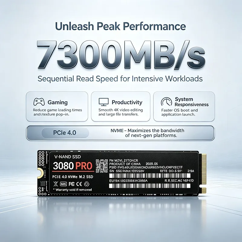 محرك أقراص صلبة داخلي جديد 308 - مراجعة M.2 Nvme 4Tb Pcie 4.0 Ssd وسعره
