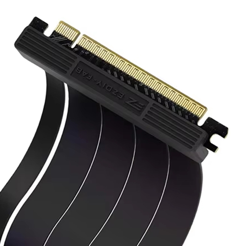 ● حامل تثبيت عمودي لبطاقة الرس - مراجعة Pcie 4.0 X16 Riser Cable 90 Degree وسعره