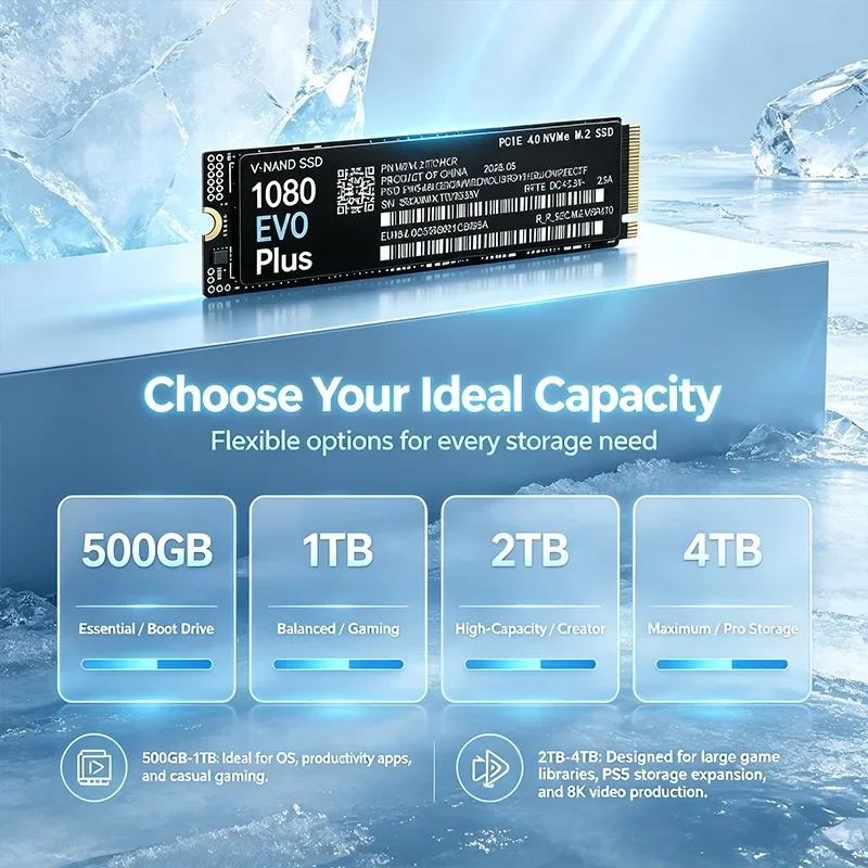 قرص تخزين داخلي SSD عالي السرع - مراجعة M.2 Nvme 4Tb Pcie 4.0 Ssd وسعره