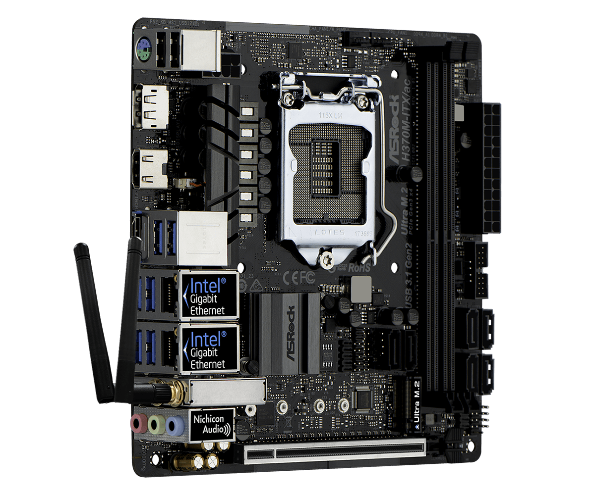 لوحة أم ASRock H370M-ITX/ac Mi - مراجعة B650 Itx Motherboard Wifi وسعره