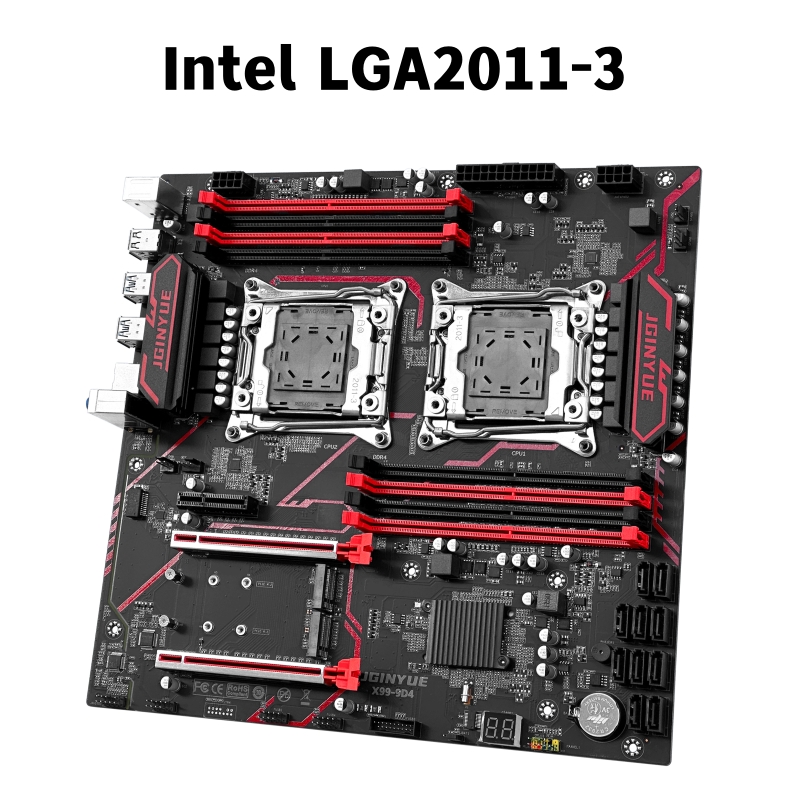 لوحة أم JGINYUE X99‑9D4 مزدوجة - مراجعة X99 Dual Cpu Motherboard Combo وسعره