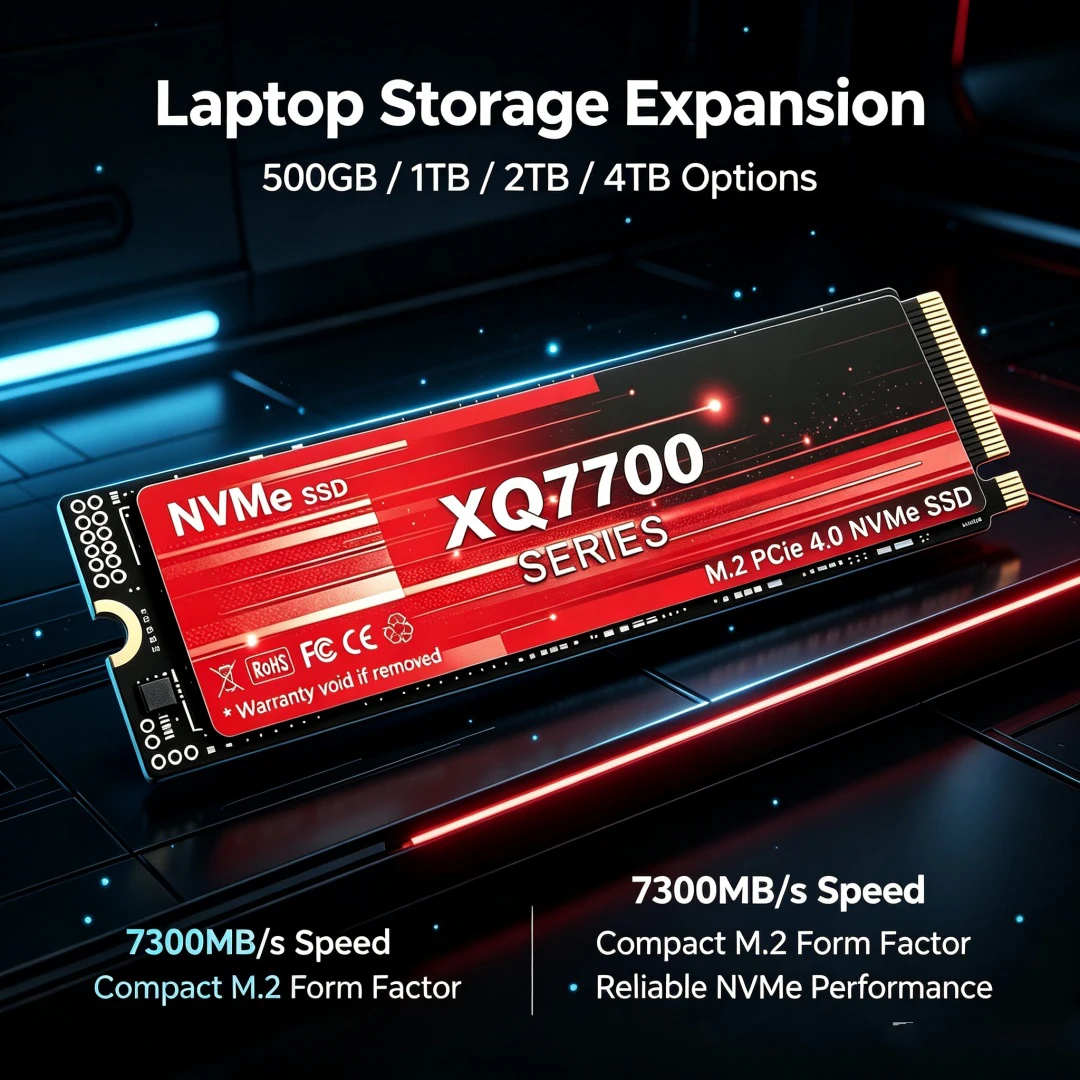 قرص تخزين صلب داخلي XQ7700 أصل - مراجعة M.2 Nvme 4Tb Pcie 4.0 Ssd وسعره