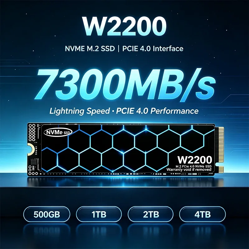 جديد 2026 قرص صلب داخلي W2200  - مراجعة M.2 Nvme 4Tb Pcie 4.0 Ssd وسعره