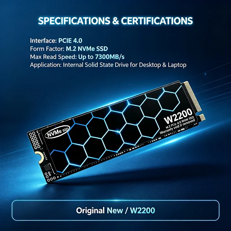 جديد 2026 قرص صلب داخلي W2200  - مراجعة M.2 Nvme 4Tb Pcie 4.0 Ssd وسعره